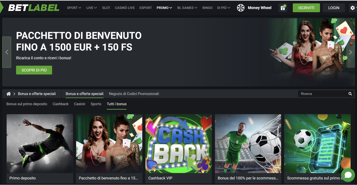 Betlabel Scommesse e Casinò